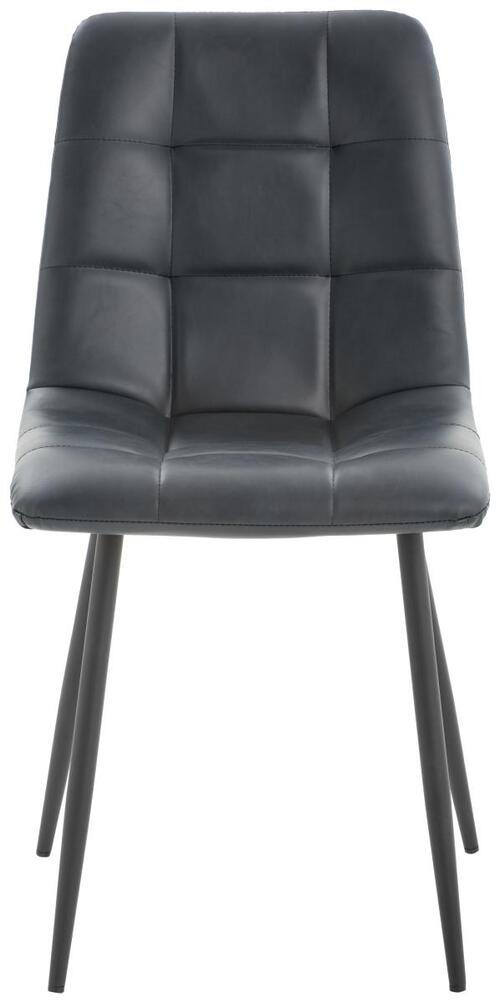 SCAUN in textil gri, negru  - negru/gri, Design, metal/textil (45/88/55cm) - Livetastic