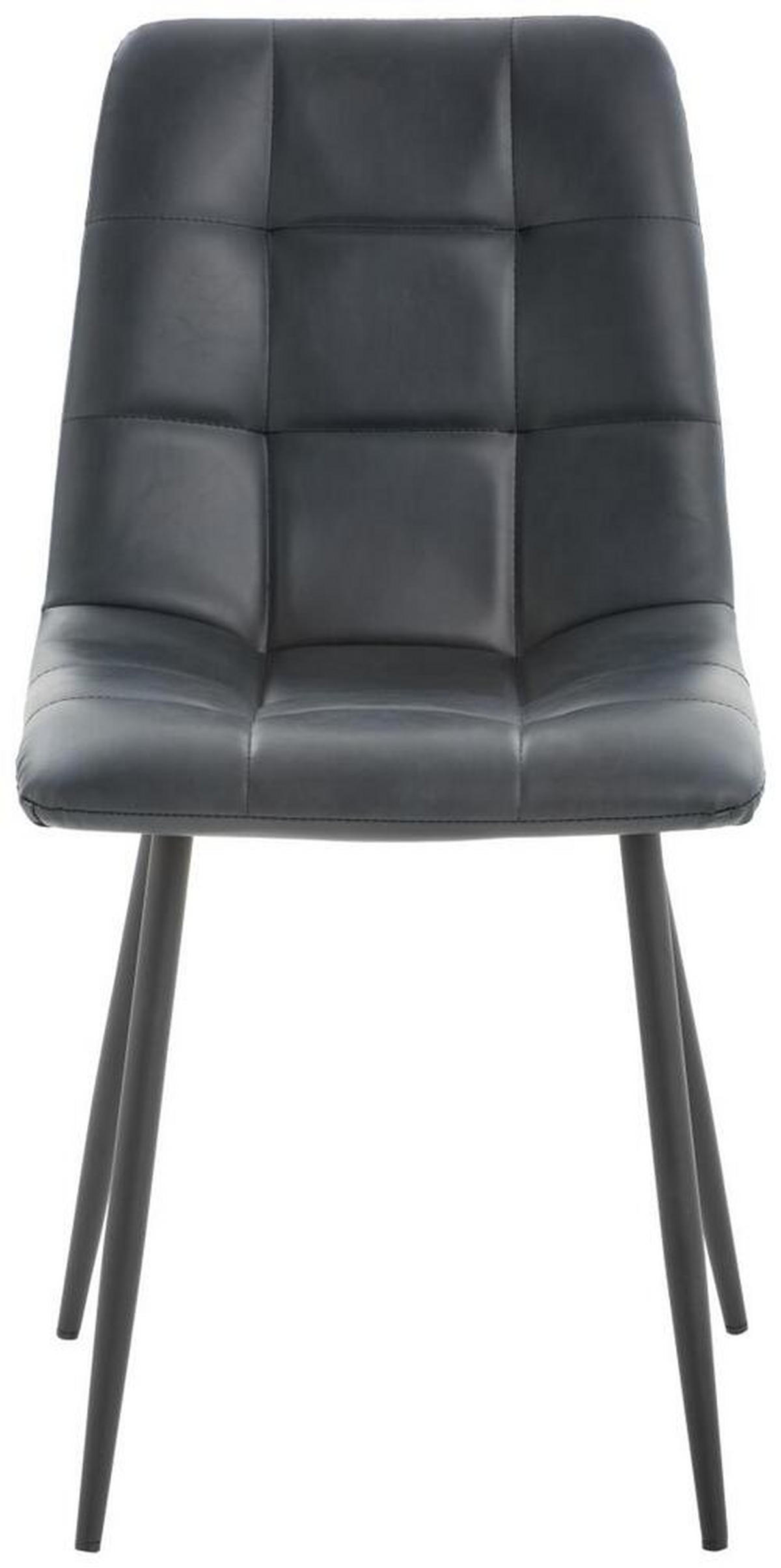 SCAUN in textil gri, negru  - negru/gri, Design, metal/textil (45/88/55cm) - Livetastic