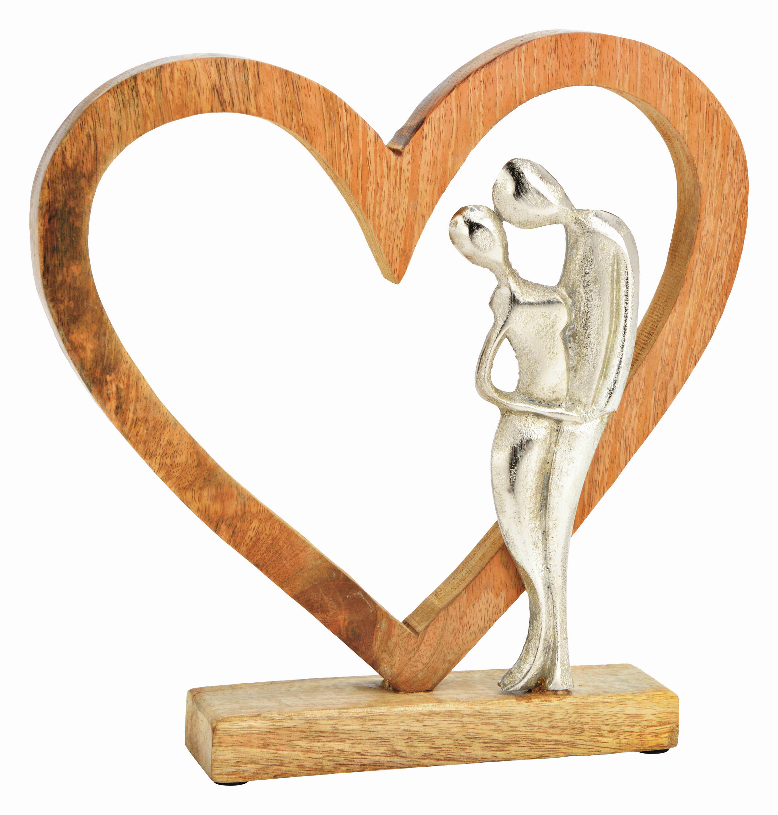 DEKOHERZ  - Multicolor, Basics, Holz/Metall (27/27/5cm)