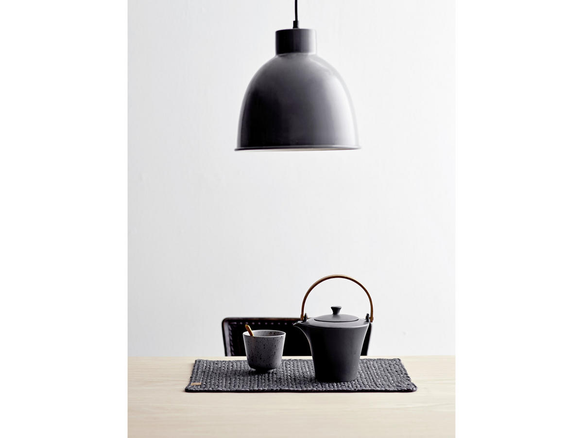 TISCHSET SÖDAHL Naturmaterialien Dunkelgrau 48/33 cm  - Dunkelgrau, Trend, Naturmaterialien (48/33cm)