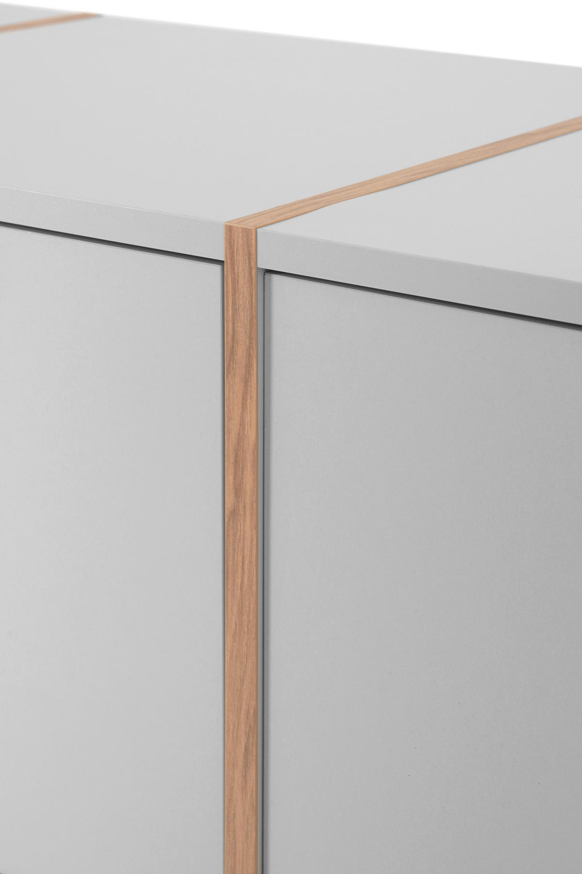 KOMMODE  in 122/94/40 cm  - Beige/Grau, KONVENTIONELL, Holzwerkstoff (122/94/40cm) - Livetastic