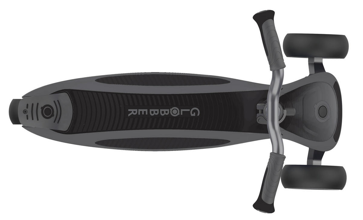 SCOOTER ULTIMUM  - Dunkelgrau/Schwarz, Basics, Kunststoff/Metall (39,5/101/63cm) - GLOBBER