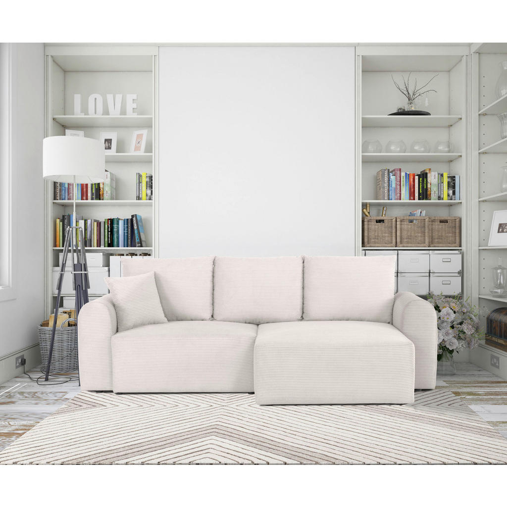 Thumbnail - Mid.you Ecksofa, Weiß, Textil, L-Form, 250x151 cm, Wohnzimmer, Sofas & Couches, Wohnlandschaften