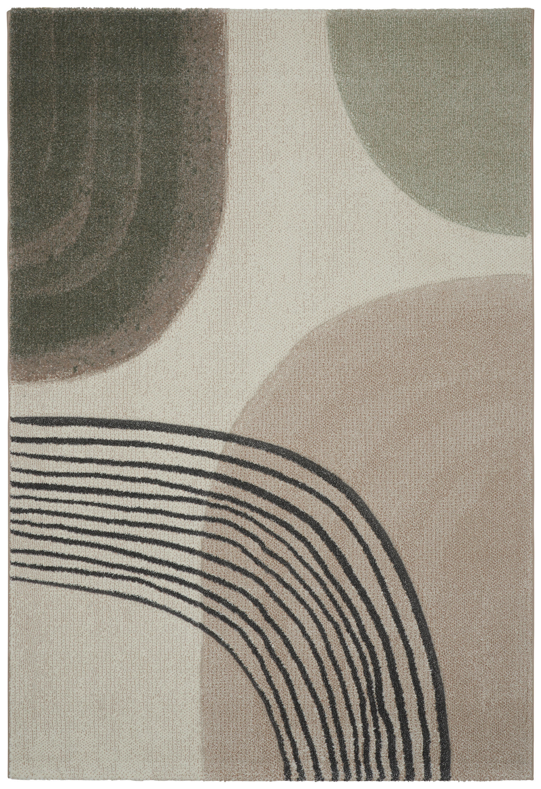 WEBTEPPICH 80/150 cm Zen Grün  - Grün, KONVENTIONELL, Kunststoff/Textil (80/150cm) - Novel