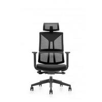 STOLAC UREDSKI    - crna, Moderno, tekstil/metal (60/120/60cm)