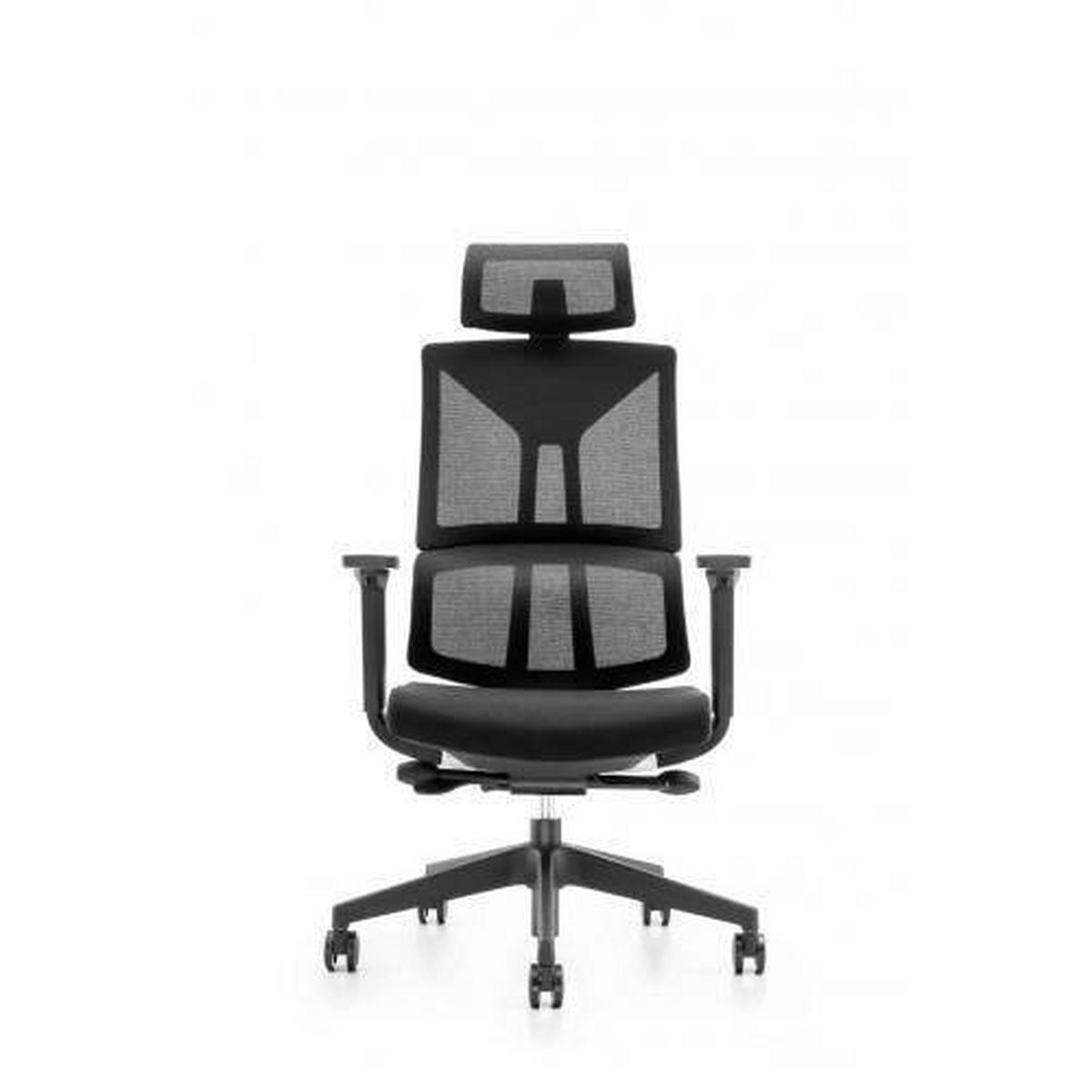 STOLAC UREDSKI    - crna, Moderno, tekstil/metal (60/120/60cm)