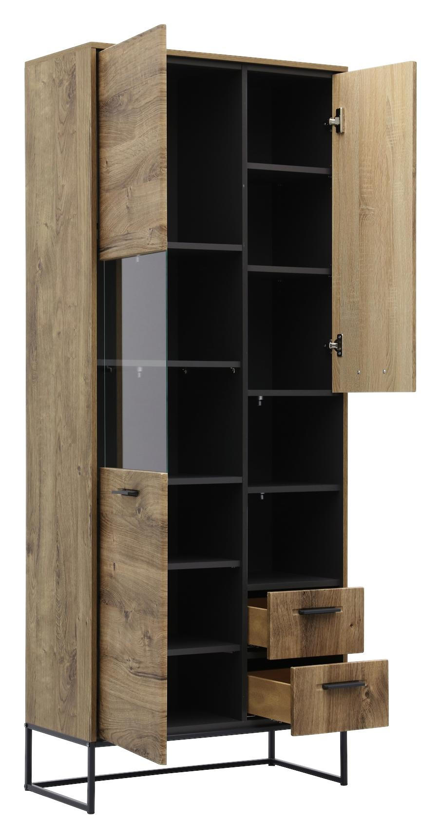 VITRINE Nussbaum massiv Weiß, Nussbaumfarben online kaufen REGAL Pinie massiv Weiß, Pinienfarben online kaufen ➤ XXXLutz