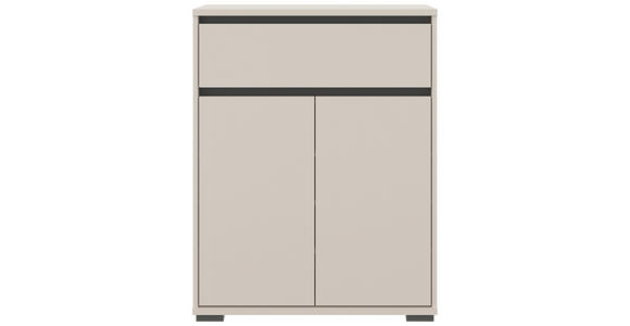 GARDEROBE  in 220/195/38 cm  - Kaschmir/Anthrazit, MODERN, Holzwerkstoff (220/195/38cm) - Xora