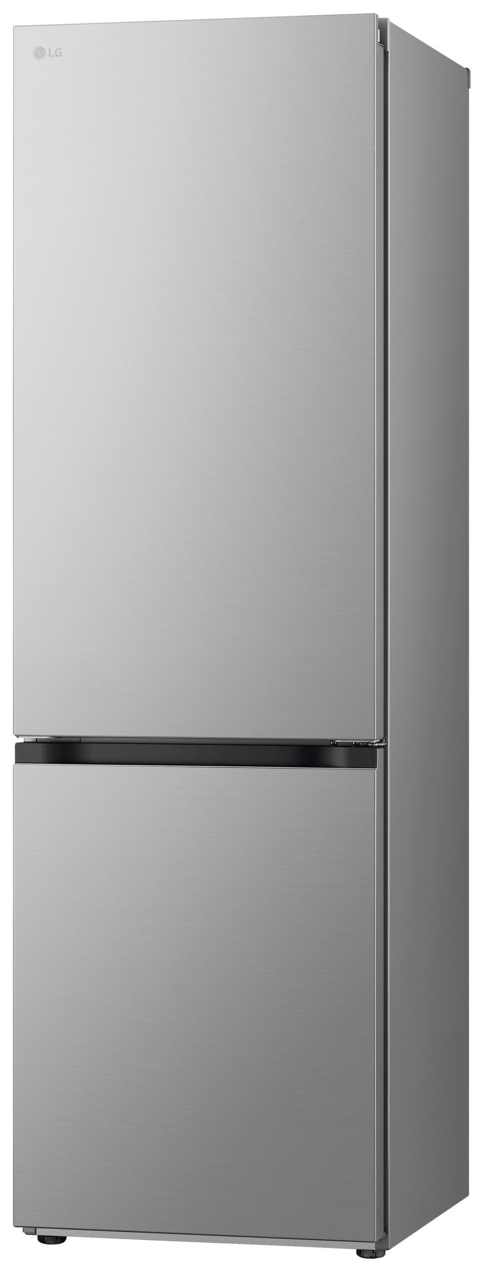 KÜHL-GEFRIER-KOMBINATION 59.5/186/67.5 cm GBV3100CPY  - Silberfarben, Trend, Glas/Kunststoff (59.5/186/67.5cm) - LG