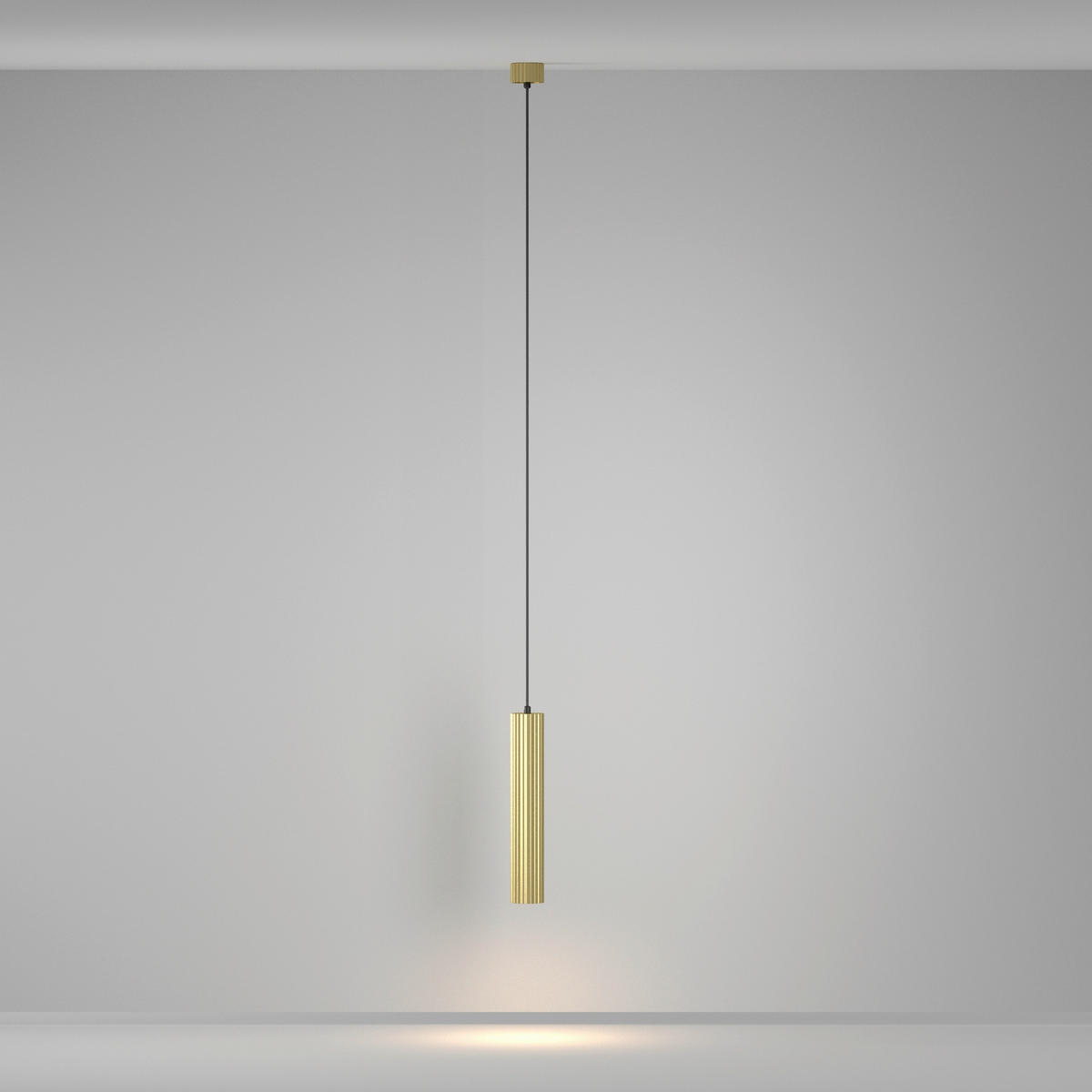 PENDELLAMPA Calipso 5.6/143 cm  - mässingsfärgad, Design, metall (5.6/143cm) - MAYTONI