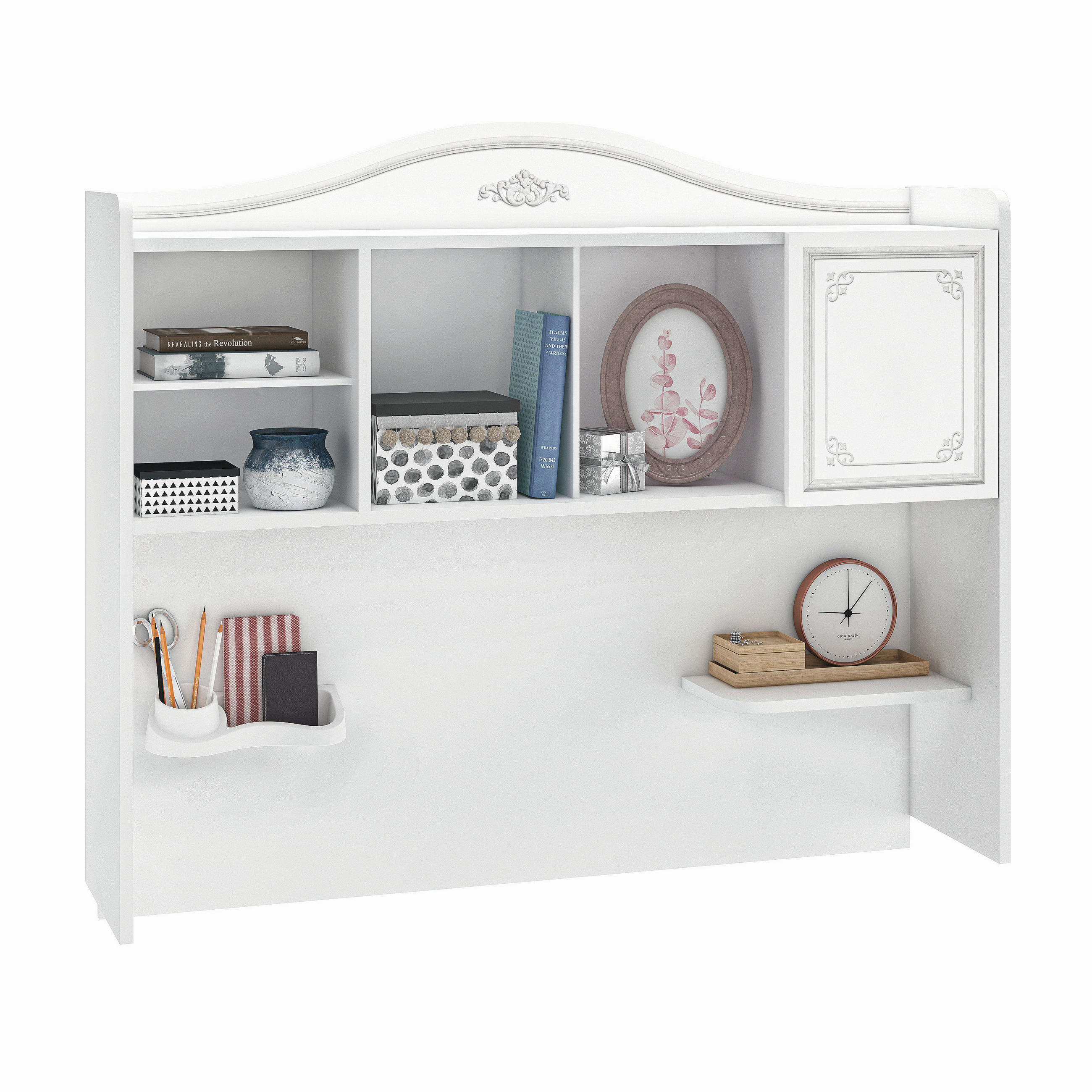 UNITATE SUPLIMENTARĂ in material pe bază de lemn  - gri deschis/alb, Basics, material pe bază de lemn (117/102/29cm) - Cilek