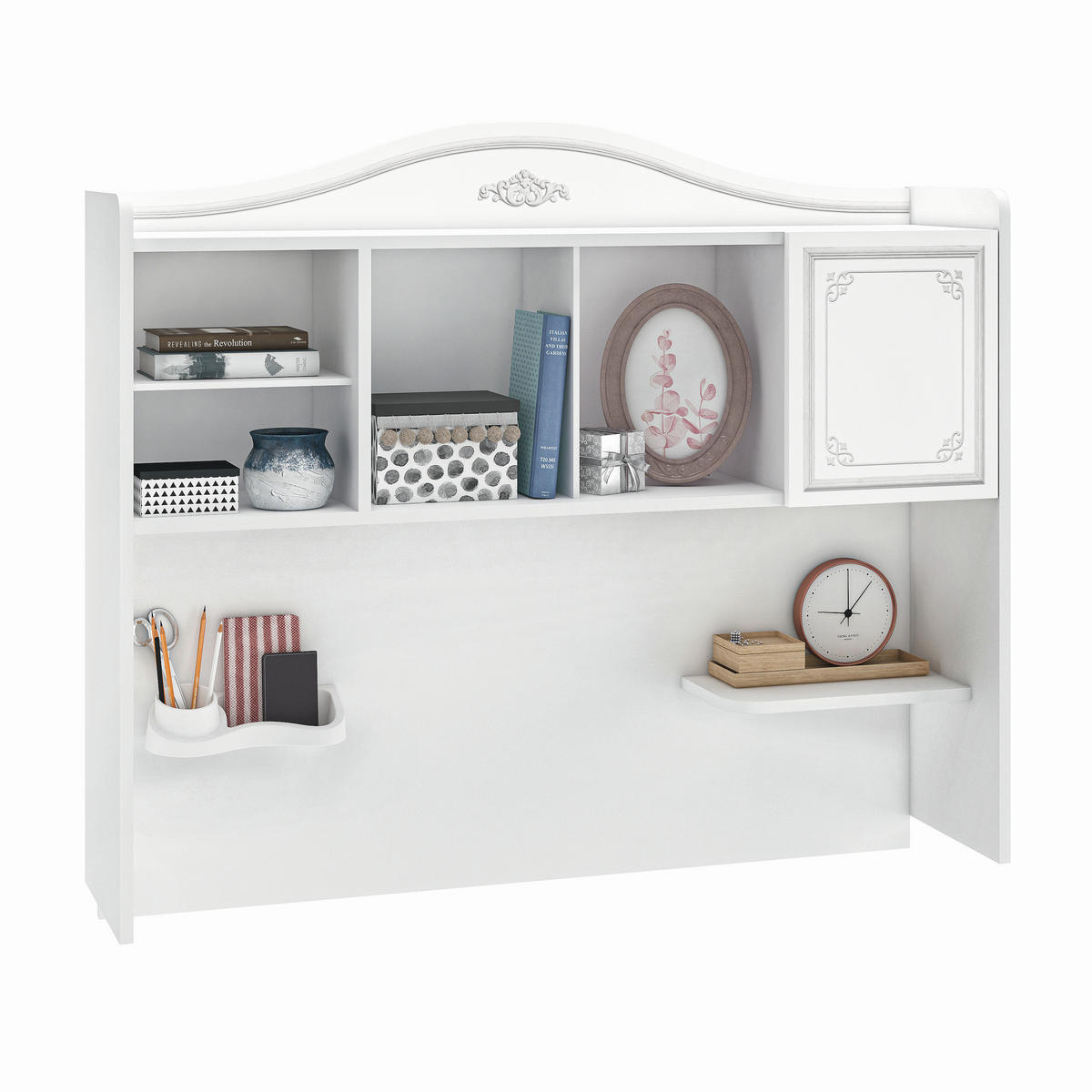 UNITATE SUPLIMENTARĂ in material pe bază de lemn  - gri deschis/alb, Basics, material pe bază de lemn (117/102/29cm) - Cilek
