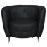SESSEL in Textil Schwarz - Chromfarben/Schwarz, Design, Textil (83/66/69cm) - Carryhome SESSEL in Textil Schwarz - Chromfarben/Schwarz, Design, Textil (83/66/69cm) - Carryhome