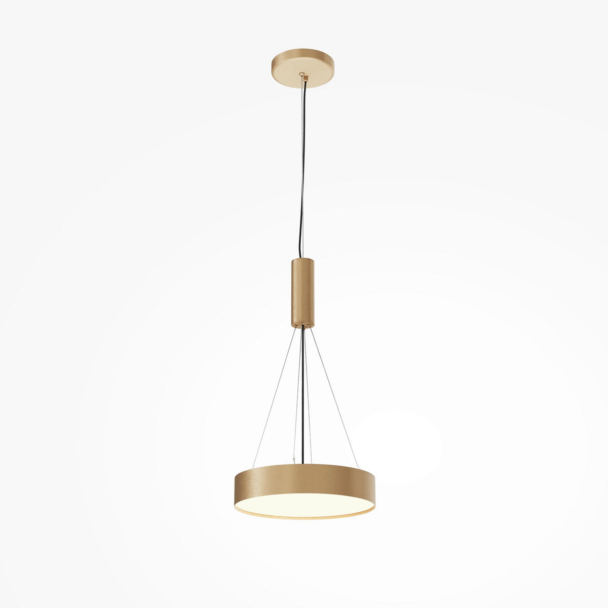 DECKENLEUCHTE Ceiling 30/6 cm  - Goldfarben, Design, Metall (30/6cm) - MAYTONI