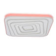 LED-DECKENLEUCHTE 53/53/5,5 cm   - Weiß, Design, Kunststoff/Metall (53/53/5,5cm) - Novel