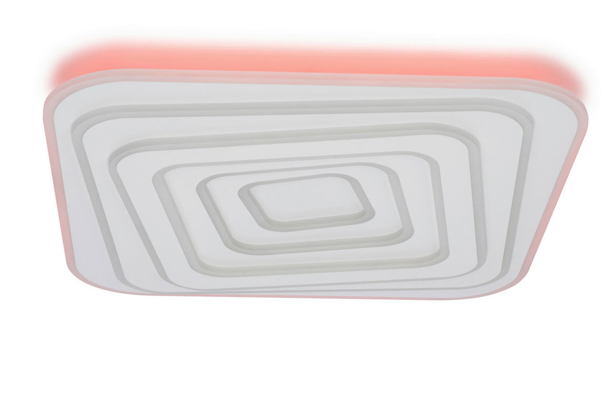 LED-TAKLAMPA 9.2 W 53/53/5,5 cm  - vit, Design, metall/plast (53/53/5,5cm) - Novel