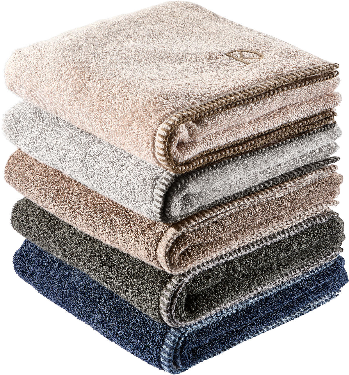 HANDTUCH BOLANO Anthrazit  - Anthrazit, Konventionell, Textil (50/100cm) - Dieter Knoll