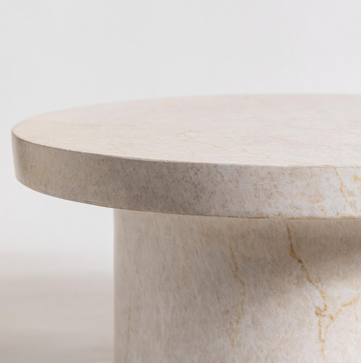 COUCHTISCH rund Kaschmir  - Kaschmir, Design, Stein (60/30/60cm) - MID.YOU