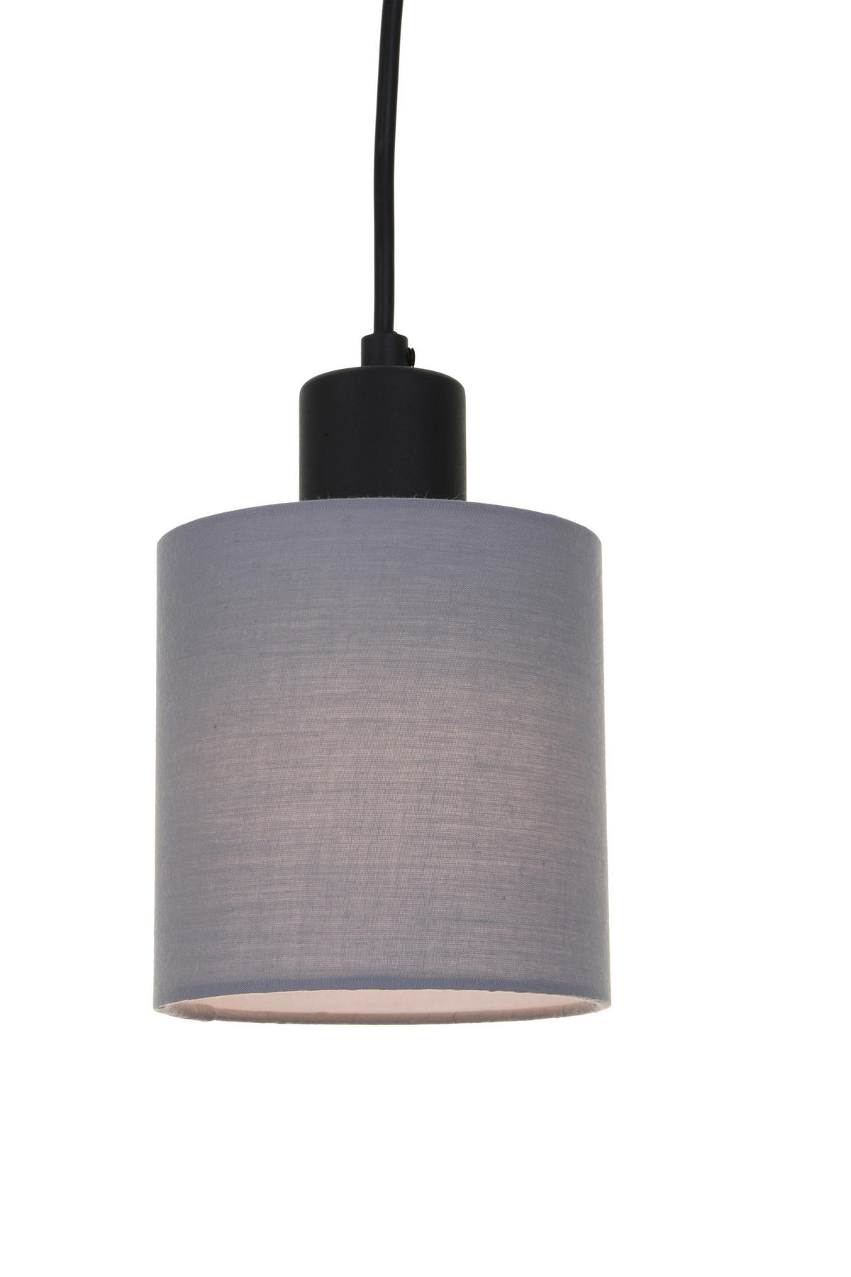 HÄNGELEUCHTE 25,5/120 cm    - Beige/Schwarz, Trend, Textil/Metall (25,5/120cm) - Novel
