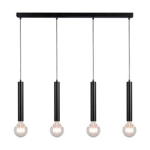 HÄNGELEUCHTE Barrel 66/5/100 cm   - Schwarz, Design, Metall (66/5/100cm)