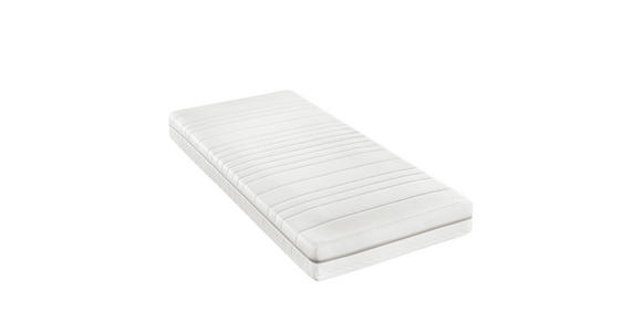 TASCHENFEDERKERNMATRATZE 120/200 cm Höhe ca. 18 cm  - Weiß, Basics, Textil (120/200cm) - Sleeptex