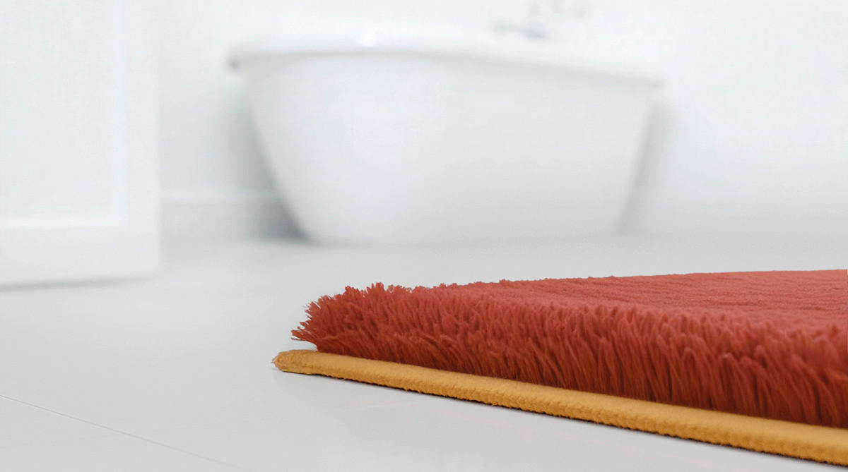 BADEMATTE GRUND Multicolor 60/100 cm  - Multicolor, Basics, Kunststoff/Textil (60/100cm) - Grund