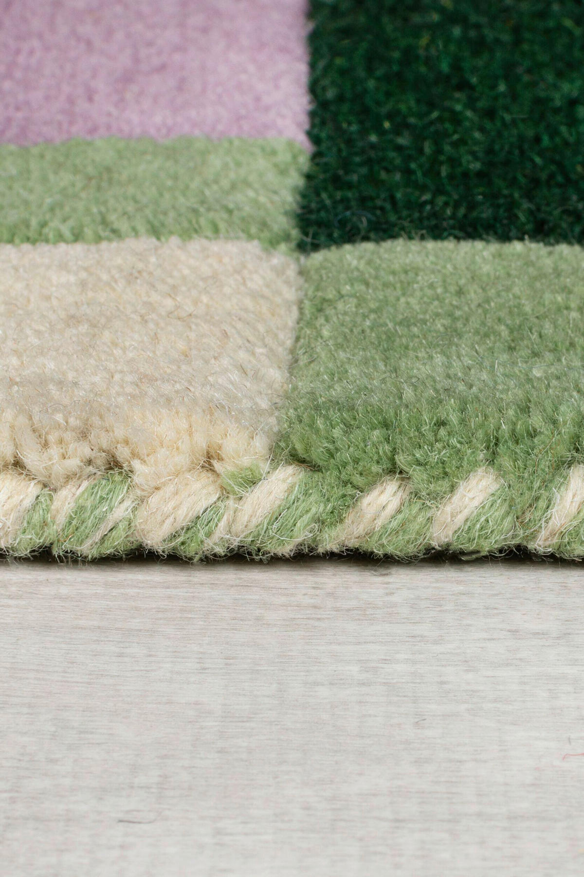 WOLLTEPPICH 160/230 cm Grün, Lila  - Lila/Grün, MODERN, Textil (160/230cm) - Xora