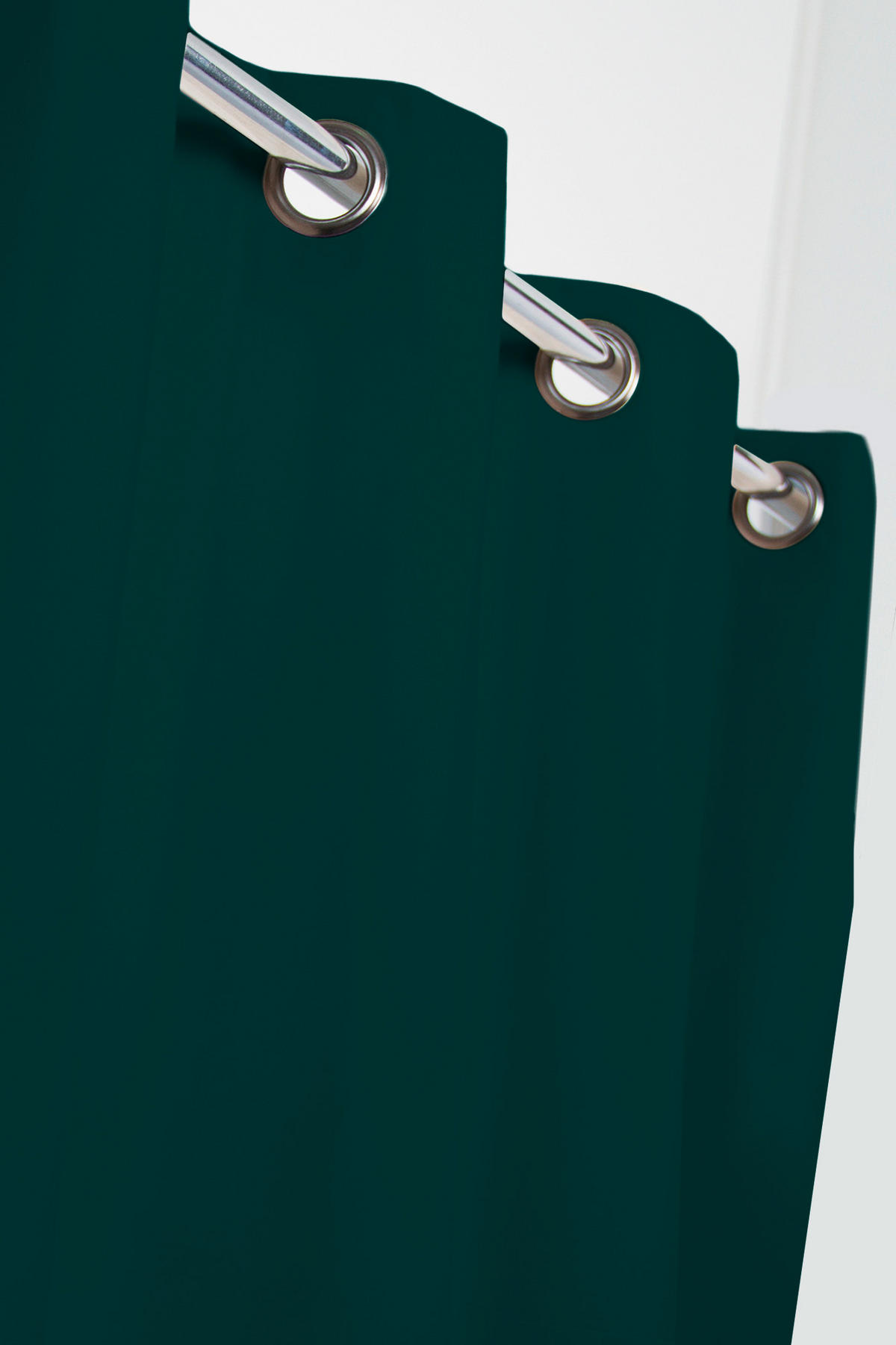 VERDUNKELUNGSVORHANG - Grün, Basics, Textil (135/250cm)