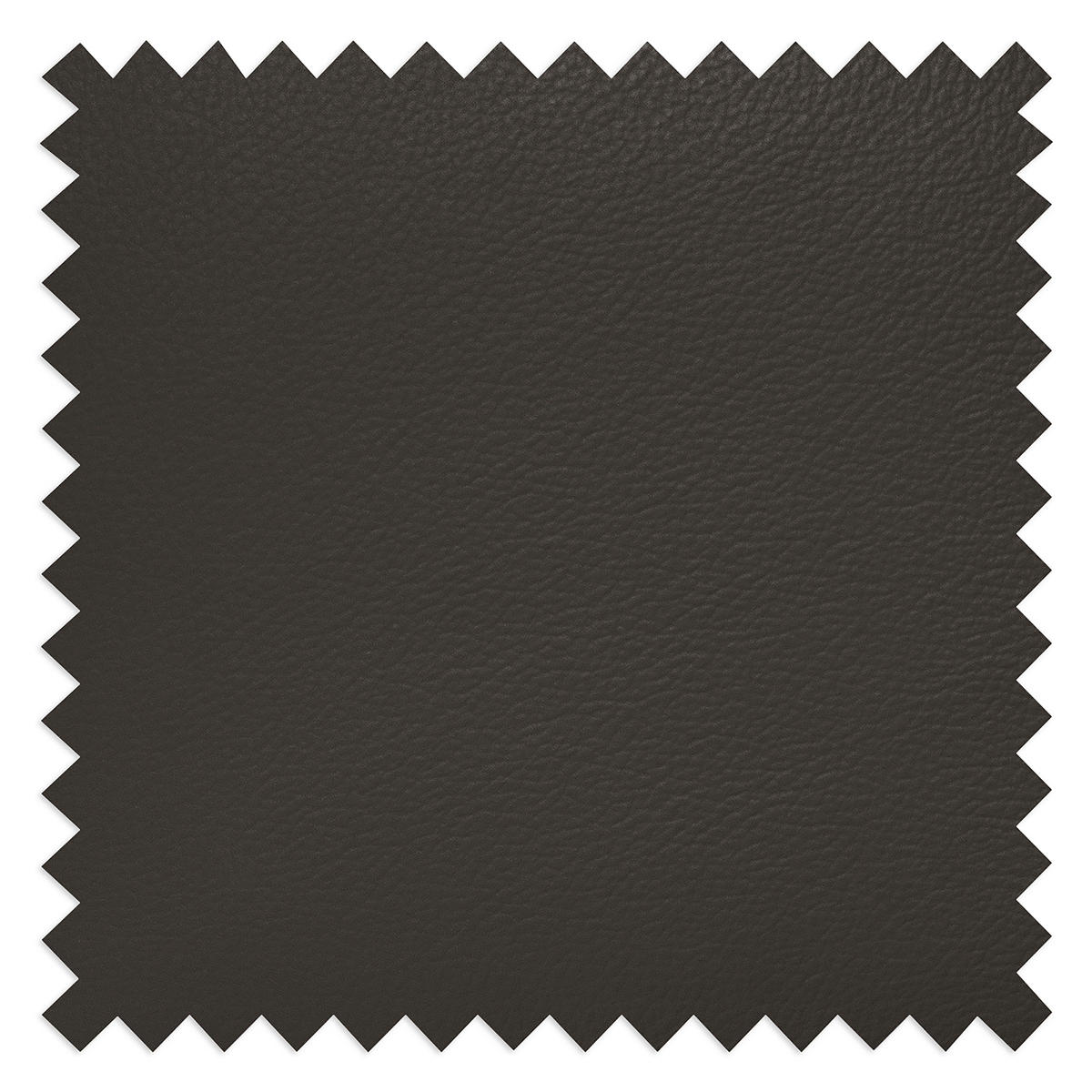 ECKSOFA Dunkelbraun Echtleder Lederlook Bettkasten, Schlaffunktion, Rücken echt, Armteilverstellung, Kopfteilverstellung  - Dunkelbraun/Schwarz, Design, Leder/Textil (252/179cm) - Livetastic