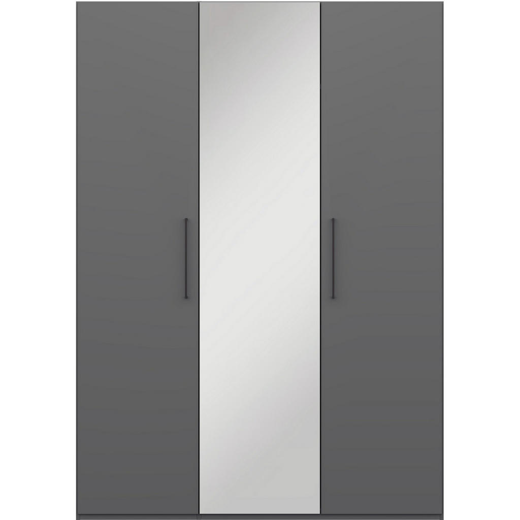 Thumbnail - Cantus Kleiderschrank, Graphit, Metall, 6 Fächer, 151.3x213.6x59.3 cm, Made in Germany, Kinder- & Jugendzimmer, Jugendmö...