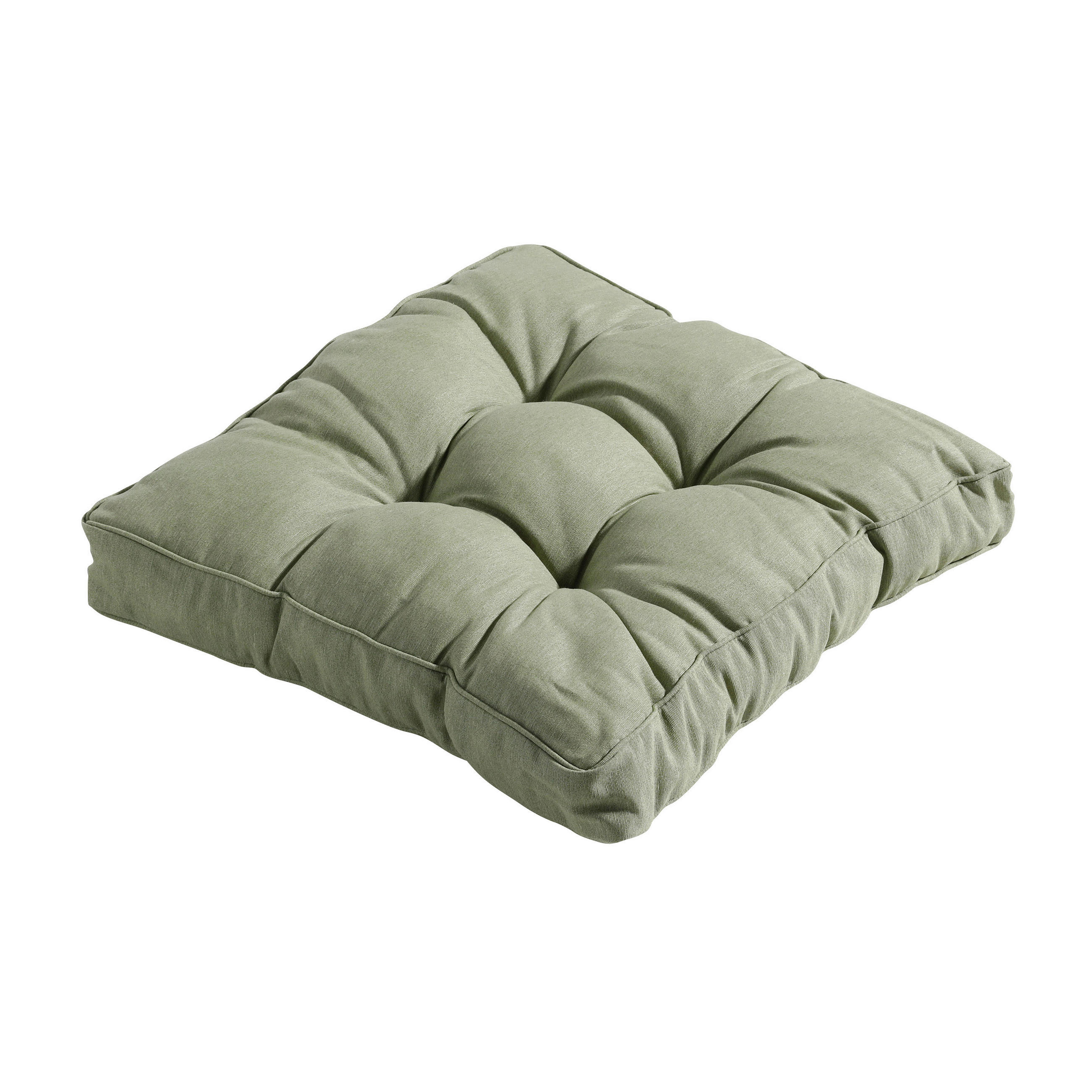 SITZKISSEN 47/47/6 cm    - Grün, Basics, Textil (47/47/6cm)