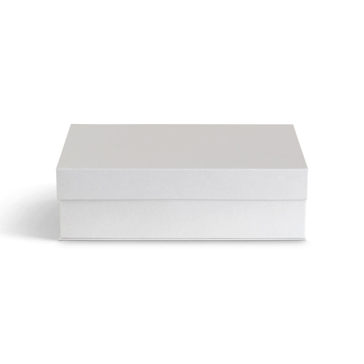 AUFBEWAHRUNGSBOX    29.5/42.5/13 cm  - Weiß, Basics, Karton/Papier (29.5/42.5/13cm)