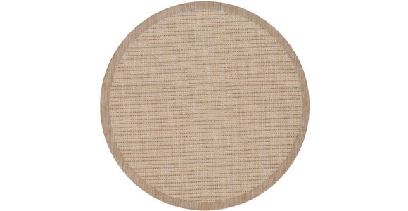 OUTDOORTEPPICH 120 cm GIZA Beige - Beige, Basics, Textil (120cm) - Novel