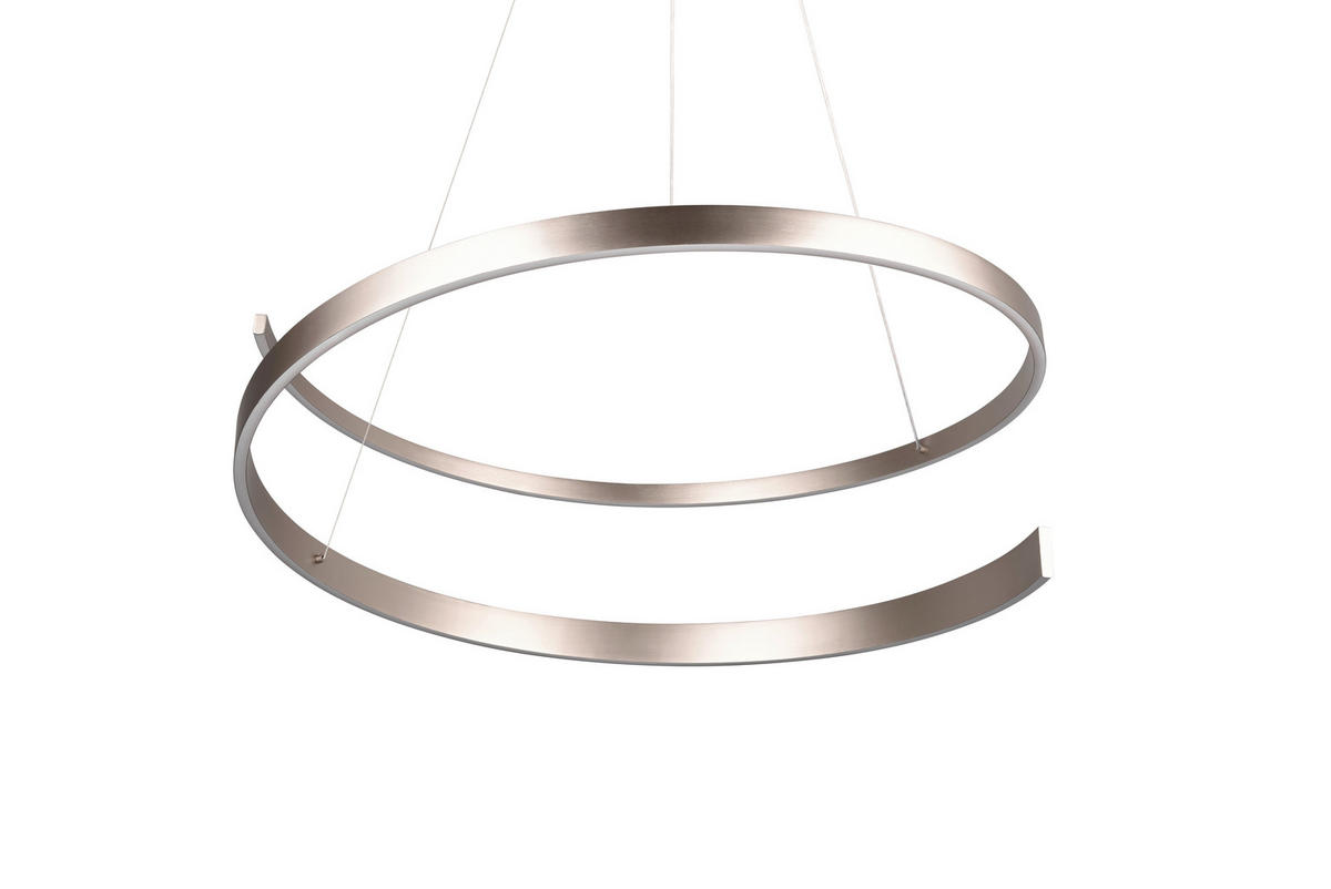 LED FÜGGŐLÁMPA 75/200 cm  - nikkel, Design, fém (75/200cm) - Cinque