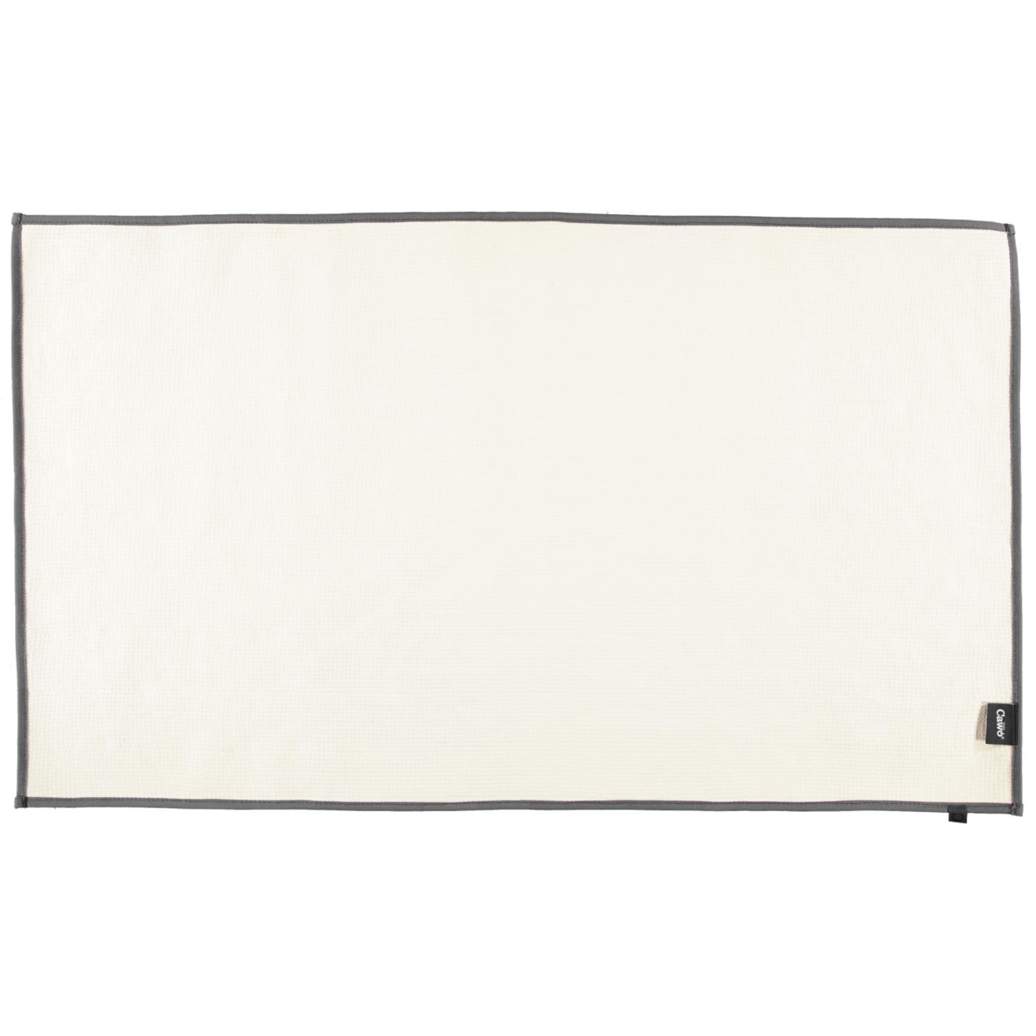 BADTEPPICH Platinfarben 60/100 cm  - Platinfarben, Basics, Textil (60/100cm) - Cawoe