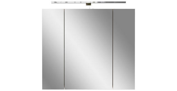 SPIEGELSCHRANK 76/71/23 cm  - Eichefarben, MODERN, Glas/Holzwerkstoff (76/71/23cm) - Xora