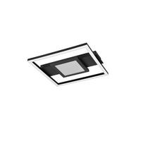 LED-DECKENLEUCHTE    35/33/4,7 cm  - Schwarz, Konventionell, Metall (35/33/4,7cm)