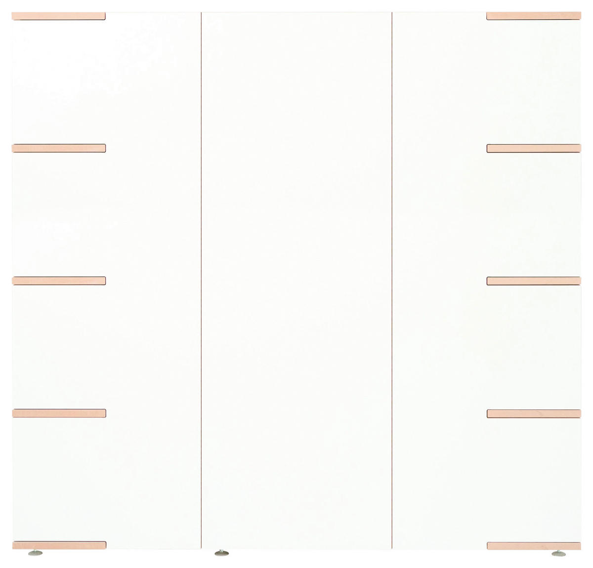 HIGHBOARD  in 150/145/45 cm  - Buchefarben/Alufarben, Design, Holzwerkstoff (150/145/45cm) - Tojo