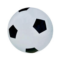 SPIELBALL XXL-Fußball aufblasbar  - Weiß, Basics, Kunststoff (75cm) - alldoro