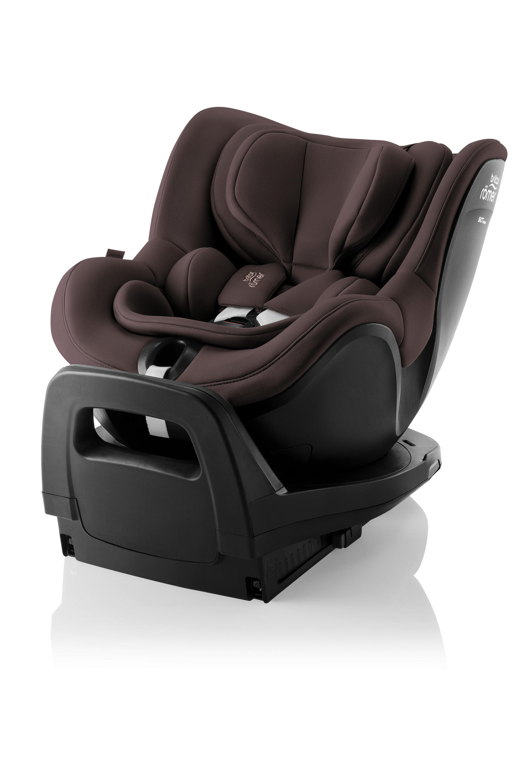 REBOARDER-KINDERSITZ Dualfix Pro Chocolate   - Dunkelbraun, Basics, Kunststoff/Textil (44/48/74cm) - Britax Römer Diamond