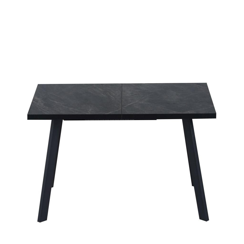 STOL ZA BLAGOVAONICU  siva, crna  metal, drvni materijal  - siva/crna, Moderno, drvni materijal/metal (120/160/80/76cm)
