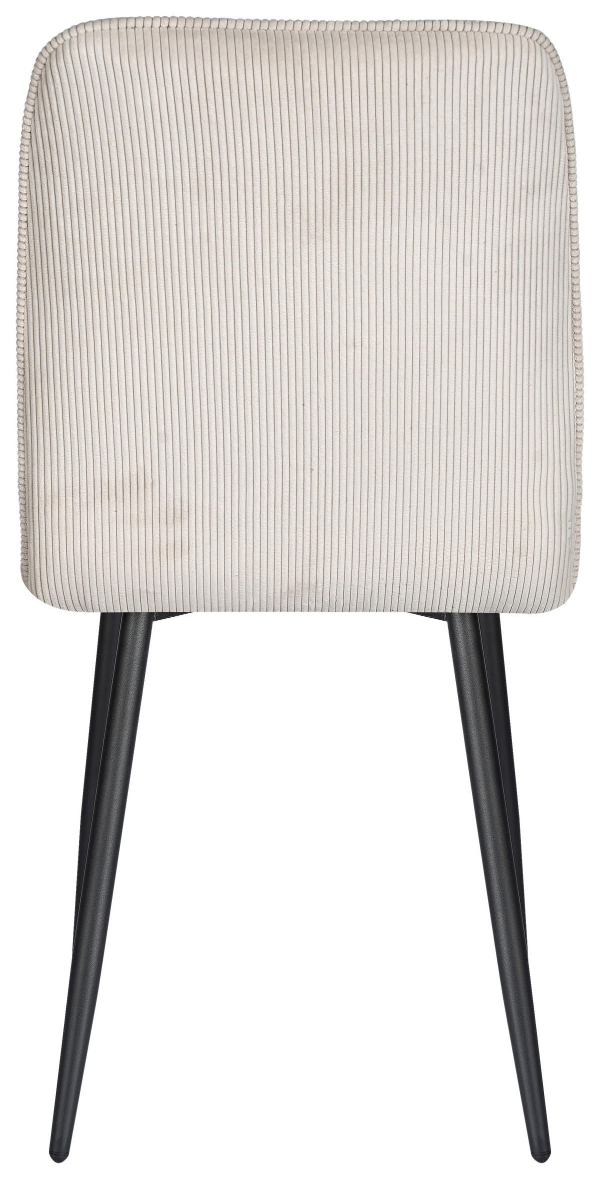 STOL, kovina, tekstil črna, bež  - črna/bež, Design, kovina/tekstil (49/90/61cm) - Stylife