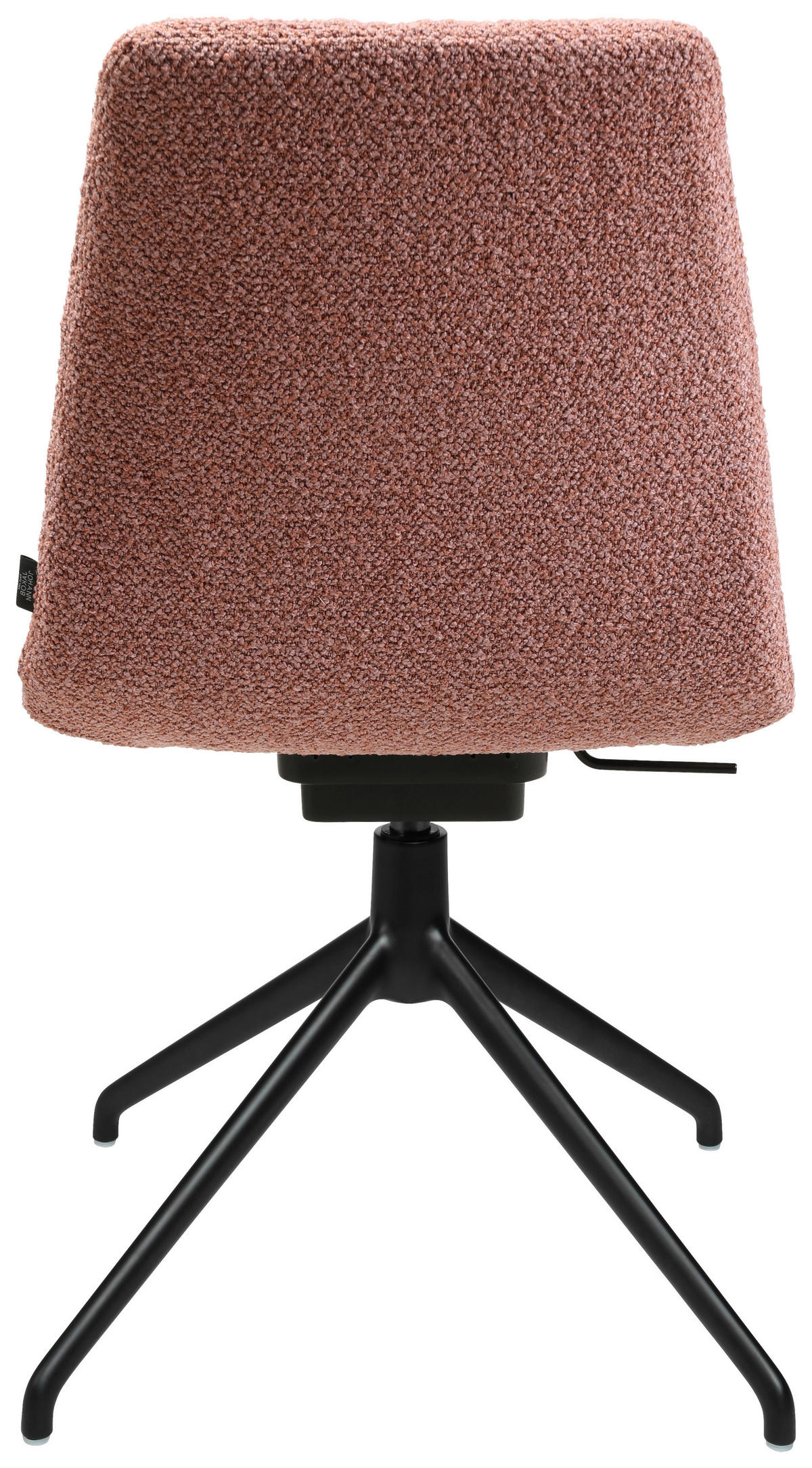 STUHL  in Aluminium Flachgewebe  - Schwarz/Rosa, Design, Textil/Metall (46/85-88/55cm) - Johann Jakob