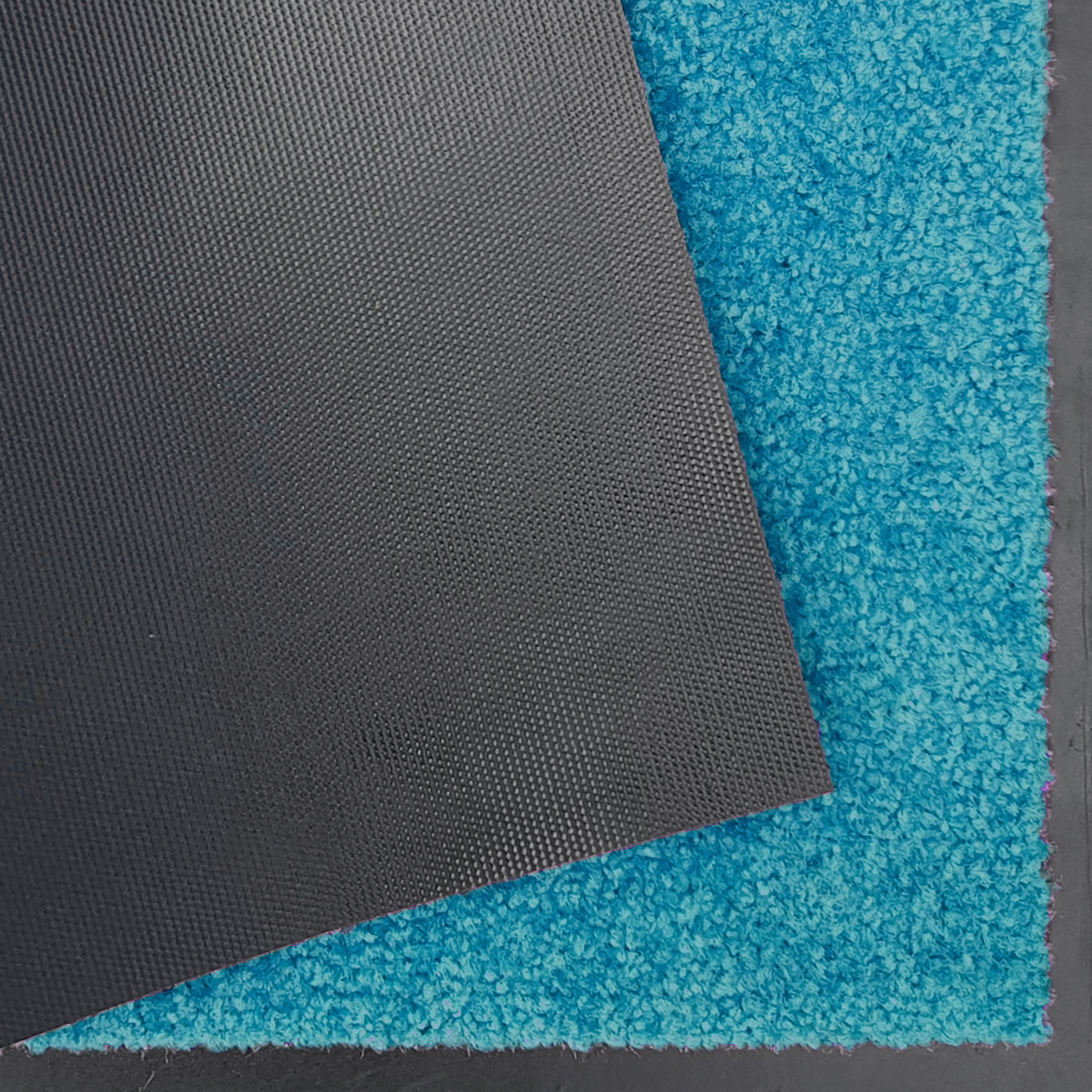 SCHMUTZFANGMATTE  120/180 cm  Petrol  - Petrol, Basics, Kunststoff/Textil (120/180cm) - Hanse Home