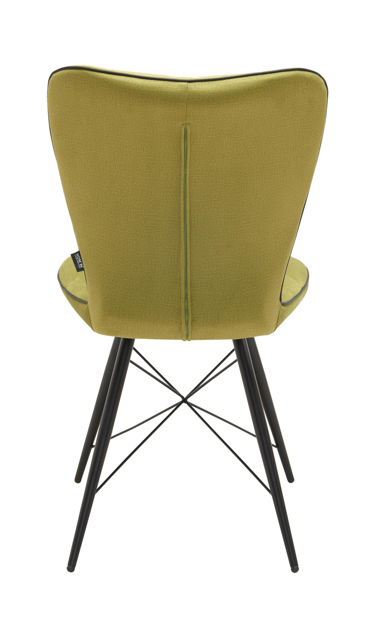 STOLICA  zelena, crna  metal, tekstil      - zelena/crna, Design, metal/tekstil (49/90/61cm) - Hom`in