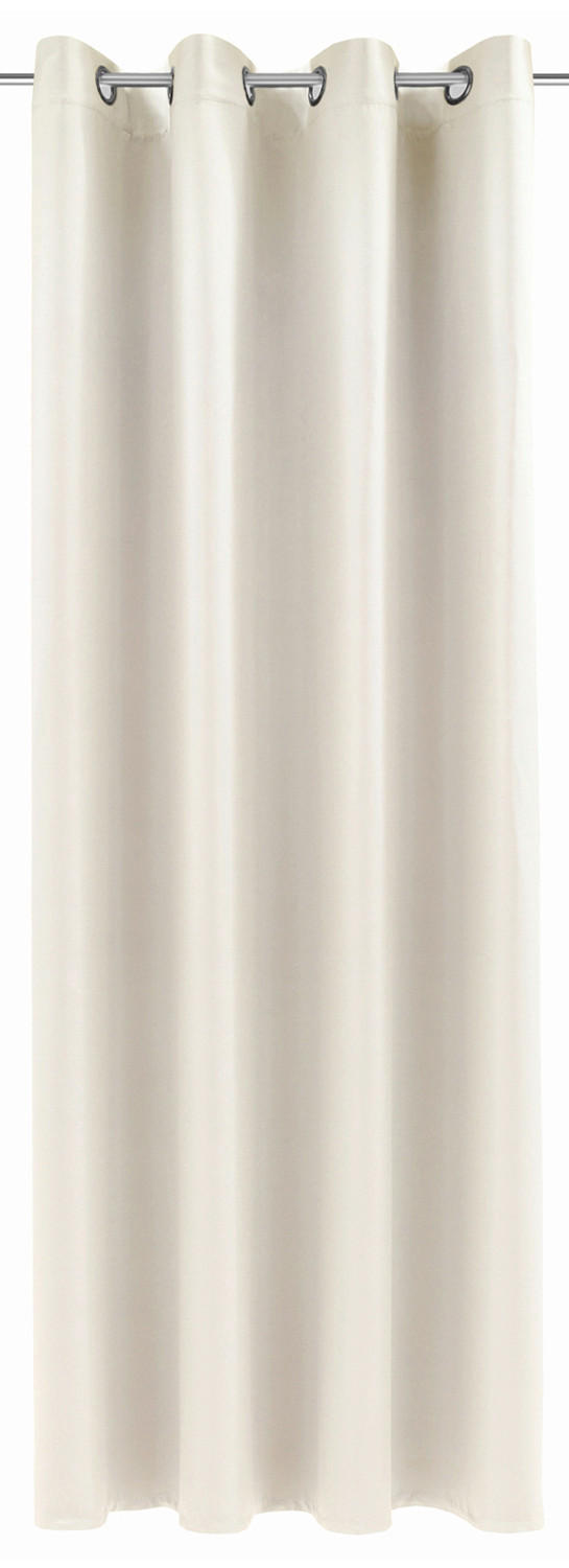 FERTIGVORHANG  black-out (lichtundurchlässig)  140/245 cm   - Weiß, Basics, Textil (140/245cm)