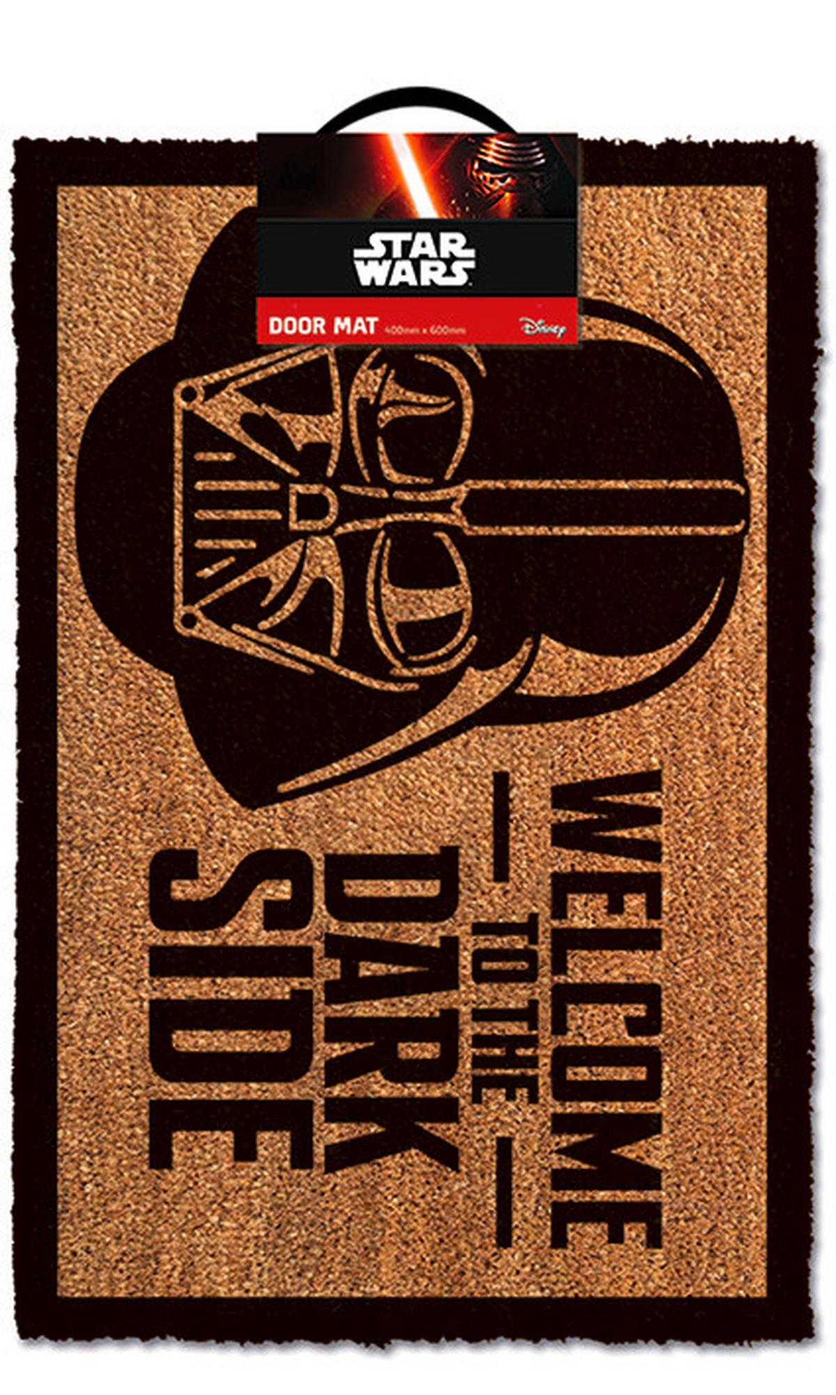 FUßMATTE   Braun, Schwarz  - Schwarz/Braun, Basics, Kunststoff/Textil (60/40/0,15cm) - Star Wars