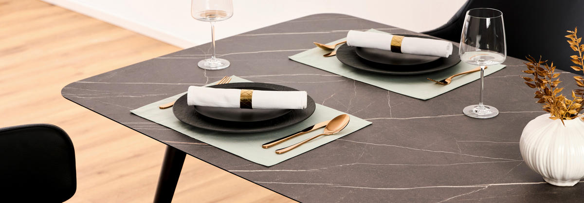 TISCHSET LOREEN Textil Salbeigrün 33/45 cm  - Salbeigrün, Basics, Textil (33/45cm) - Dieter Knoll