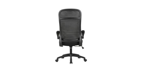 DREHSTUHL in Netzbespannung Schwarz - Schwarz, Design, Kunststoff/Textil (66/114-122/66cm) - Carryhome