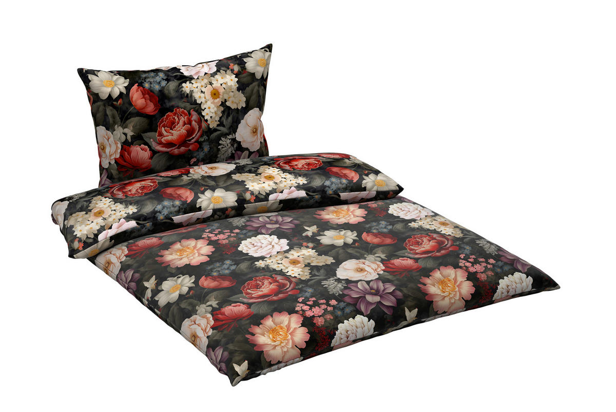 BETTWÄSCHE TANJA Satin 140/200 cm  - Multicolor, Design, Textil (140/200cm) - Novel
